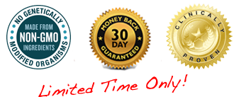 Non-GMO, 30-day money-back guarantee and clinically proven